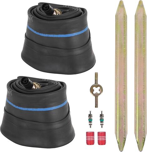 ZANGOME 2-حزمة الثقيلة 2.50/2.75-10 الأنابيب الداخلية 90 درجة جذع صمام عازمة متوافق مع هوندا CRF50 ياماها PW50 سوزوكي JR50 الحلاقة MX500 الترابية حفرة الدراجة الأمامية الخلفية إطار دراجة نارية in Kuwait