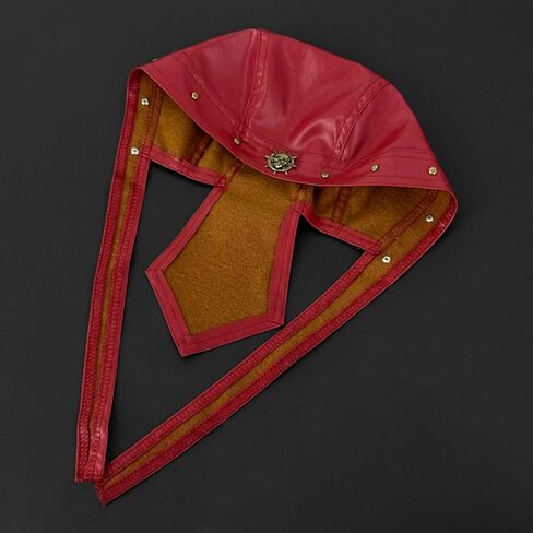 Rivet Party Cycling Bandana Doo Rags Adjustable Skull Cap Hip-Hop Motorcycle Leather Cap Red in Kuwait