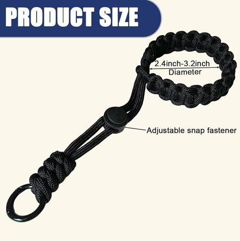 Glove Leashes with Metal Button Safety Strap,Ski Gloves Wrist Leash,Mountaineering & Skiing Accessories in Kuwait