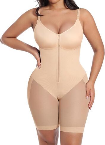 SHAPELLX Fajas Colombianas Moldeadoras Shapewear for Women Butt Lifter Body Shape Full Body Shapewear With Zipper Crotch in Saudi Arabia