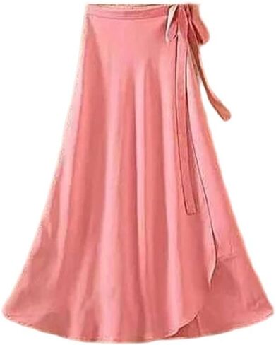 Women High Waist Asymmetrical A- Line Beach Skirt Lace-Up Slim Business Long Skirts in Saudi Arabia