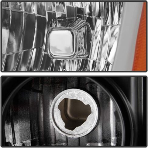 ACANII - For 2013-2017 Chevy Traverse كروم مبيت المصابيح الأمامية مجموعة استبدال زوج السائق والركاب in Saudi Arabia