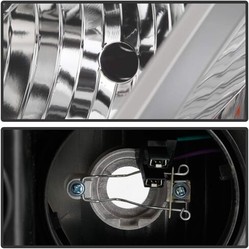 ACANII - For 2013-2017 Chevy Traverse كروم مبيت المصابيح الأمامية مجموعة استبدال زوج السائق والركاب in Saudi Arabia