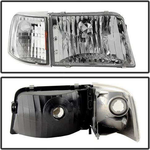 ACANII - For [4PC] 1993-1997 Ford Ranger Headlights Corner Signal Light Headlamps Replacement Driver + Passenger Side in Saudi Arabia
