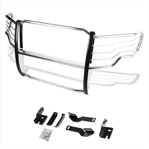 Compatible with Ford F150 Pickup 2009-2014 Stainless Steel Front Bumper Brush Grille Guard,Chrome in Saudi Arabia