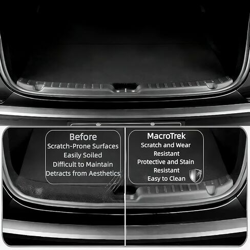 Rear Trunk Bumper Guard for Tesla Model Y Juniper 2025 2026 - TPE Bumper Protector with Scratch Resistant, Waterproof, Easy to Clean & Tool-Free Install for Model Y Accessories in Saudi Arabia