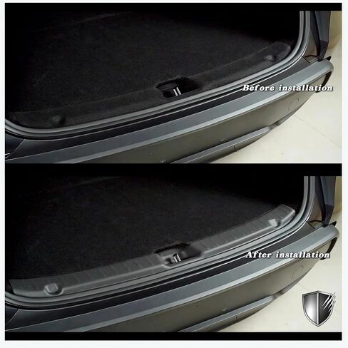 Rear Trunk Bumper Guard for Tesla Model Y Juniper 2025 2026 - TPE Bumper Protector with Scratch Resistant, Waterproof, Easy to Clean & Tool-Free Install for Model Y Accessories in Saudi Arabia