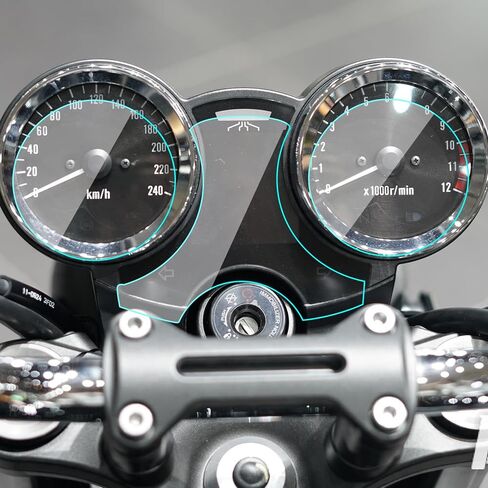 Protection Film Display Protection Film Suitable Film Kawasaki Z900RS/CAFE(2018-2024) Z650RS (2022-2024) Meter Protection Film Set of 2 in Kuwait