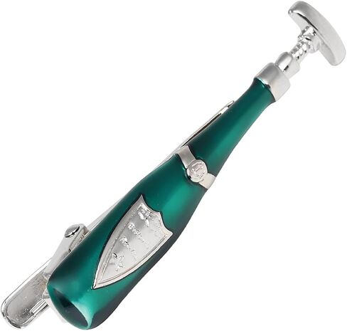 Champagne Bottle & Corkscrew Tie Clip Tie Bar in Kuwait