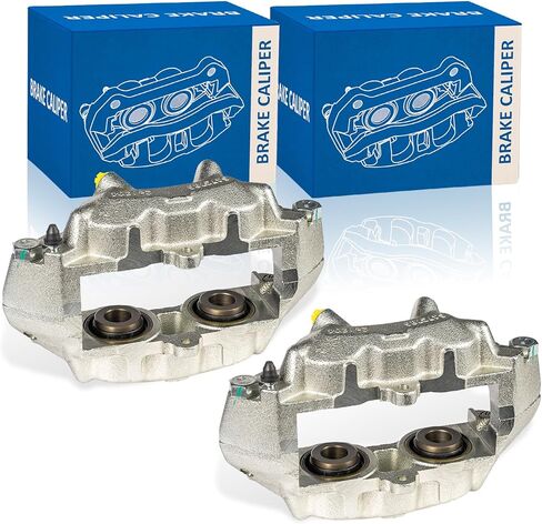 زوج مجموعة فرجار الفرامل الأمامية 187016 187017 فرجار الفرامل متوافق مع شيفروليه 1965-1979 1980 1981 1982 كورفيت قرص الفرامل الفرجار 18-7016 18-7017 in Kuwait