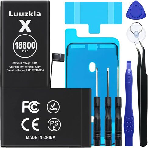 11500mAh Battery Compatible with Galaxy S9 (2024 New Upgrade), Super Capacity Replacement Battery Compatible with Galaxy S9, with Full Tool Kits-0 Cycle-24 Months Service in Kuwait