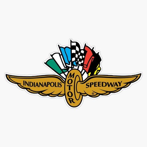 Indianapolis Motor Speedway Logo Window Bumper Sticker Decal 5" in Saudi Arabia