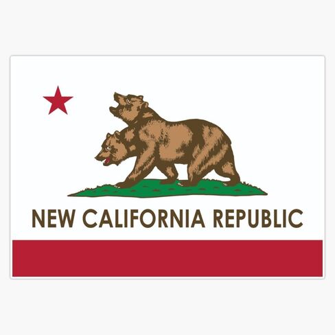 NCR Flag Sticker Vinyl Decal Bumper Sticker 5" in Saudi Arabia