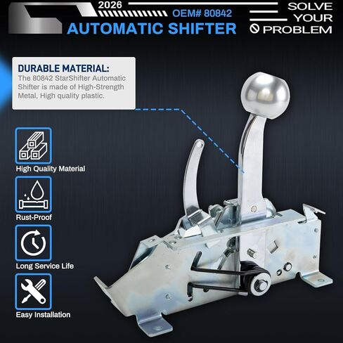 80842 Automatic Ratchet Shifter Fit for Ford C4 C6, for GM TH200 250 350 400 and for Chrysler 3 & 4 Speed Automatic transmissions in Saudi Arabia