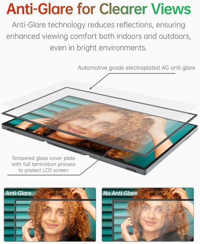 شاشة Intehill المحمولة للألعاب، شاشة سفر محمولة 144 هرتز 17.3 بوصة FHD Fast IPS للكمبيوتر المحمول، هيكل من الألومنيوم، 100% sRGB، HDR، USB-C مزدوج وMini HDMI، مكبرات صوت مدمجة، لأجهزة الكمبيوتر المحمول Mac PS5 Xbox. in Kuwait