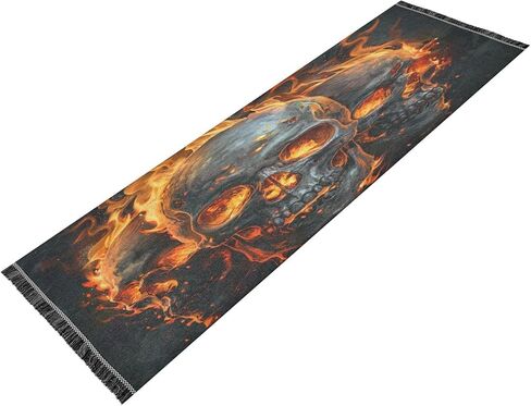 senya Runner Rug for Hallway, Bedroom, Living Room, Kitchen - African Animals Elephant Rhino Giraffe - Multi Color - 72x23.5 inches in Saudi Arabia