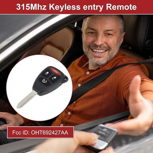 ACROPIX OHT692427AA 315MHz Keyless Entry Remote Key Fob for Dodge for Ram 1500 2500 3500 2007-2009 for Dodge Dakota 2008-2011 ID46 Replacement Car Key in Saudi Arabia