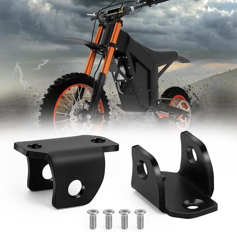 JERBOR 1 Pair of Foot Pegs Holder Mount for Tuttio Soleil01 Drit Bike, Original High strength Anti-rust Durable FootPeg Blacket Clamps for Tutto Tutti Electric Motorcycle Accessories (Black) in Saudi Arabia