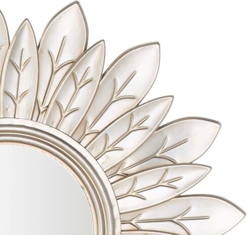 مرآة تزيينية مقاس 76.2 سم من Safavieh Home Alba Champagne Flower Sunburst مقاس 76.2 سم in Saudi Arabia