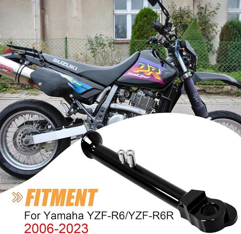 حامل جانبي للقدم قابل للتعديل باللون الأسود لموديلات Yamaha YZF-R6 2006-2023 in Saudi Arabia