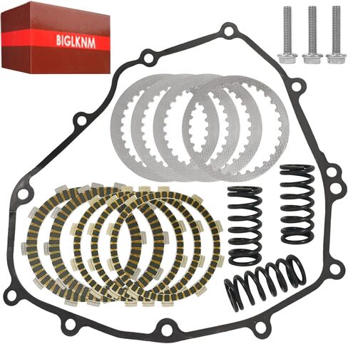 حشية احتكاك القابض وألواح الصلب متوافقة مع Ninja 400 EX400 Z400 2018-2024 استبدال 13088-0593 مجموعة القابض للدراجات النارية Ninja 400 in Kuwait