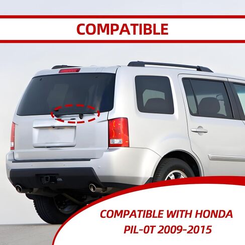 2PCS Rear Wiper Blade 14 Inch Direct Wiper Arm Blade Set Rear Window OE Style Easy Installation Exact Fit Replacement for OEM 76730-SZA-A02 2009-2015 Pilot in Kuwait