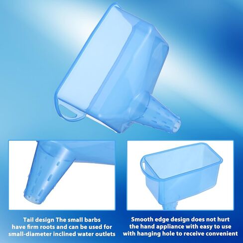 LemonRoad 3 Pcs Oil Funnel for Oil Change Car Motorcycle Refueling Tool Wide Mouth Flexible Transmission Funnel Square Capless Gas Tank Automotive Use Plastic Tool in Saudi Arabia