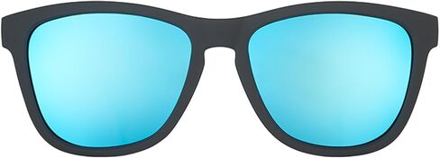 goodr Mick & Keith's Midnight Ramble Polarized Sunglasses for Men & Women, Medium Sized (OG), Black Solid Frame, UV400 Protection, No Slip, No Bounce in Kuwait