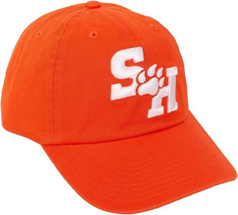 قبعة بيسبول من Desert Cactus Sam Houston State University SHSU Bearkats ذات حواف مطرزة وحزام قماشي قابل للتعديل للبالغين (النمط B) أسود in Saudi Arabia
