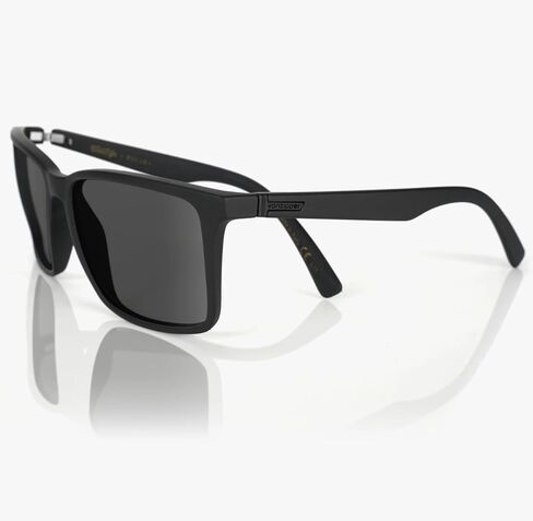 VonZipper Lesmore Sunglasses Matte Black on Black with Wildlife Vintage Grey Polarized Lens in Kuwait