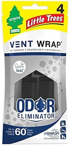 LITTLE TREES Car Air Freshener Vent Wrap, Provides Long-Lasting Scent for Car, Invisibly Fresh! Odor Eliminator (1 Pack) in Saudi Arabia