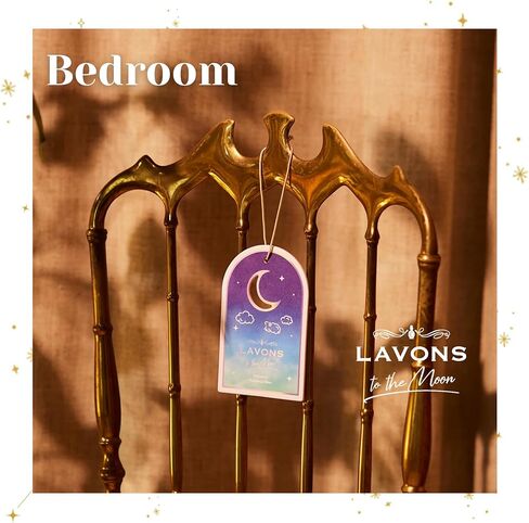 معطرات هواء غير سامة من لافونز، معطر سيارة يدوم طويلاً، معطر هواء للسيارة معلق، معطرات هواء للمساحات الصغيرة للمنزل، معطر هواء للحمام، ملحقات سيارة لطيفة من اليابان، عبوة واحدة باللون الأزرق الليلي in Kuwait