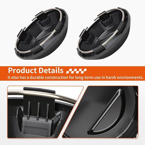 2Pcs Center Hub Wheel Cap For Polaris RZR PRO XP 4 Sport Premium Ultimate 2021-2025 1524032 in Saudi Arabia