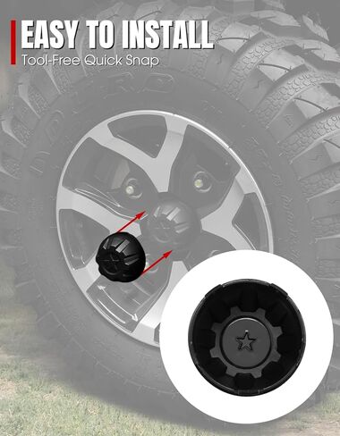 أغطية مركز محور العجلة A & UTV PRO لـ Kawasaki Mule PRO-MX EPS LE SE 2019-2025، أغطية غطاء حافة الغبار لمركز العجلة، ملحقات PP سوداء متينة، تحل محل #11065-Y042، 4 قطع in Saudi Arabia