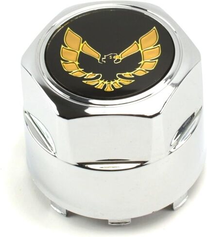 جنرال موتورز وان جديد 77-81 بونتياك فايربيرد ترانس آم تا ندفة الثلج توربو عجلة ألومنيوم كروم غطاء مركزي جولد بيرد in Kuwait