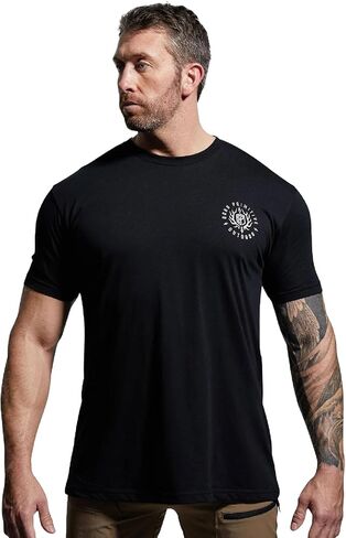 Born Primitive Unisex Outdoor Bighorn Tee - Lightweight Cotton-Poly Blend Athletic Fit Casual Short Sleeve Crew Neck T-Shirt in Kuwait