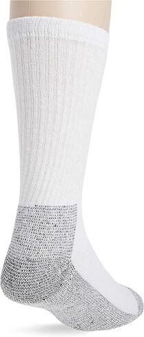 Fruit of the Loom Men's 6 Pack Work Gear Crew Socks (6-12 Shoe / 10-13 Sock, White) in Saudi Arabia