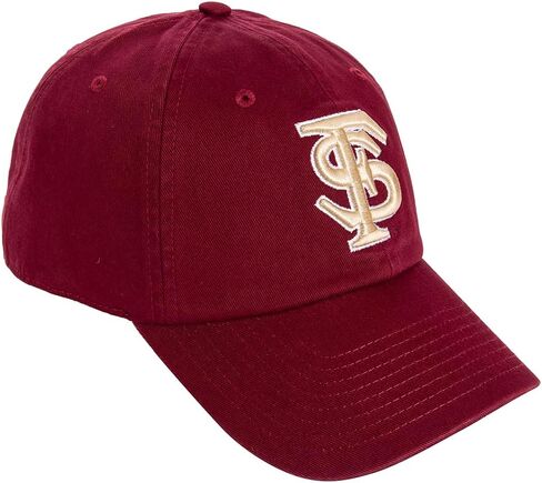 Desert Cactus Florida State University Baseball Hat Seminoles FSU Brimmed Embroirderd Hats Cap Adjustable Cloth Strap Adult (Style F1) Red in Saudi Arabia