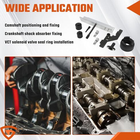 عمود الحدبات عقد محاذاة توقيت عدة العمود المرفقي المثبط حامل التوازن رمح التحميل المسبق أداة VCT الملف اللولبي ختم المثبت متوافق مع فورد 2.0 2.3 303-1551 303-1685 303-1686 303-1687 303-1688 303-1689 in Kuwait