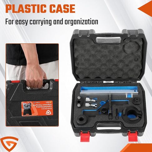 عمود الحدبات عقد محاذاة توقيت عدة العمود المرفقي المثبط حامل التوازن رمح التحميل المسبق أداة VCT الملف اللولبي ختم المثبت متوافق مع فورد 2.0 2.3 303-1551 303-1685 303-1686 303-1687 303-1688 303-1689 in Kuwait