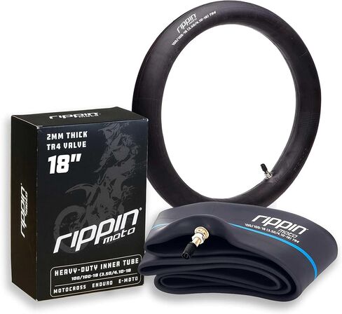 70/90-17 (2.00/2.25-17) Performance Duty Natural Rubber Motorcycle Inner Tube – 2mm Thick, TR4 Valve Stem, Fits 60/100-17 Dirt Bike, Motocross & E-Moto Tires in Kuwait