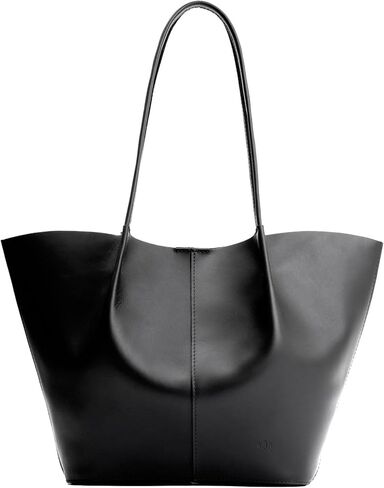 Portland Leather Goods Devan Bucket Tote – Handmade with Full-Grain Hides – Dual Shoulder Straps & Interior Pockets in Saudi Arabia