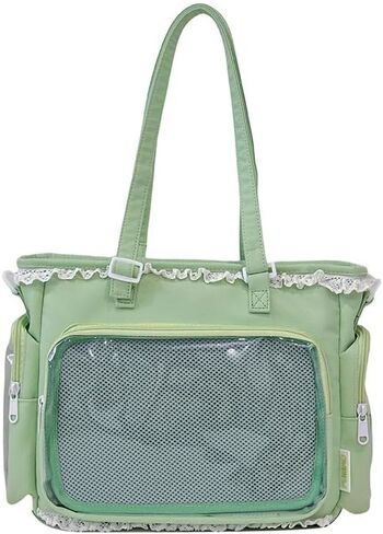 حقيبة يد Ita Crossbody، حقيبة عرض دبوسية مع إدراج، حقيبة رسول لطيفة، حقائب حمل مع كشكشة سحاب، Y2k الجمالية العصرية in Kuwait