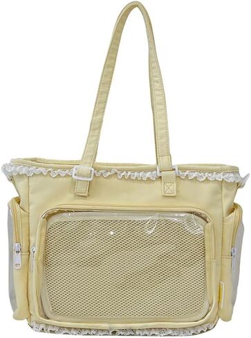 حقيبة يد Ita Crossbody، حقيبة عرض دبوسية مع إدراج، حقيبة رسول لطيفة، حقائب حمل مع كشكشة سحاب، Y2k الجمالية العصرية in Kuwait