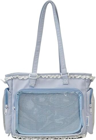 حقيبة يد Ita Crossbody، حقيبة عرض دبوسية مع إدراج، حقيبة رسول لطيفة، حقائب حمل مع كشكشة سحاب، Y2k الجمالية العصرية in Kuwait