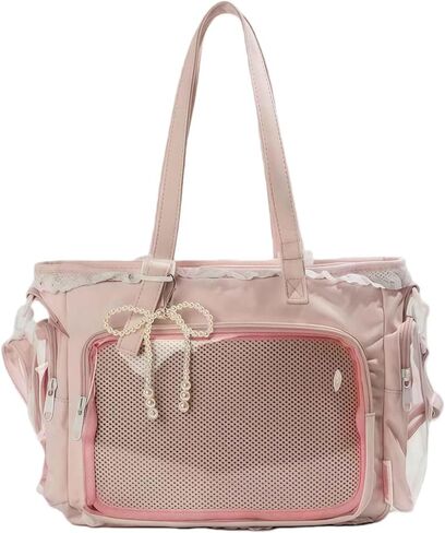 حقيبة يد Ita Crossbody، حقيبة عرض دبوسية مع إدراج، حقيبة رسول لطيفة، حقائب حمل مع كشكشة سحاب، Y2k الجمالية العصرية in Kuwait