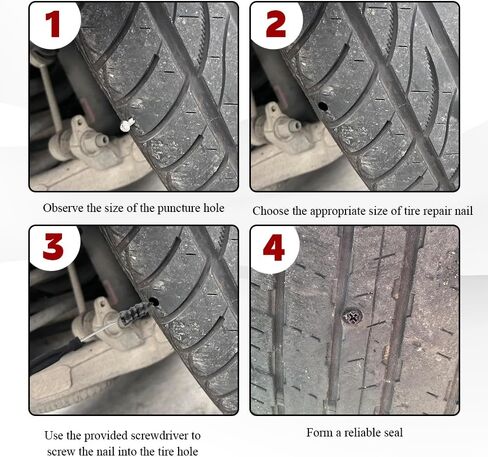 100 قطعة من الأظافر المطاطية لإصلاح الإطارات، براغي إصلاح الإطارات، مجموعات إصلاح الإطارات الفراغية، أظافر مطاطية حلزونية، سدادات إطارات سريعة للخدمة الذاتية، مسمار إصلاح الإطارات للسيارة والدراجات النارية وإصلاح ثقب إطارات الجرارات in Kuwait