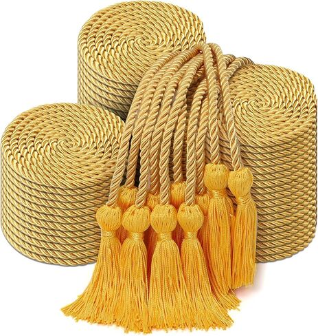 TFTAFAN 60 pcs Graduation Honor Cords Bulk 68" Grad Braided Honor Cord with Tassel for Commencement, Academic Achievements, School Ceremonies and Student Organizations (Royal Blue and White) in Saudi Arabia