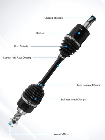 44250-HP7-A31,44350-HP7-A31 2PCS Front CV Axle Shaft Assembly for Honda Rancher TRX420 2009 2010 2011 2012 2013 2014,Driver and Passenger Side,#44220-HP5-601 in Saudi Arabia