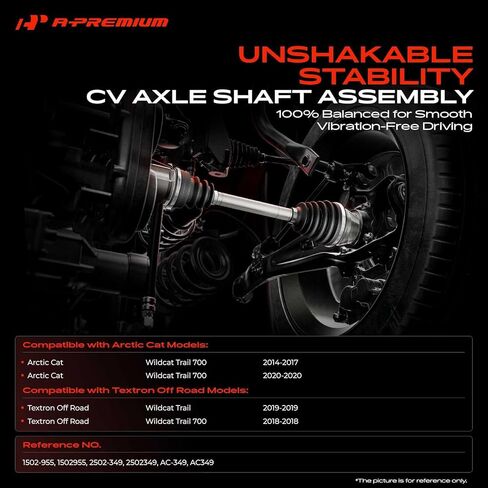 زوج A-Premium (2) مجموعة عمود محور السيرة الذاتية الخلفية متوافقة مع Arctic Cat Wildcat Trail 700 2014-2017/2020 & Textron Off Road Wildcat Trail 2019 Wildcat Trail 700 in Saudi Arabia